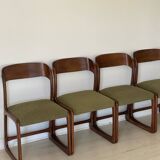 4 Baumann sleigh chairs