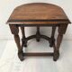 vintage half moon farmhouse stool