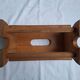 Marche pied en bois vintage