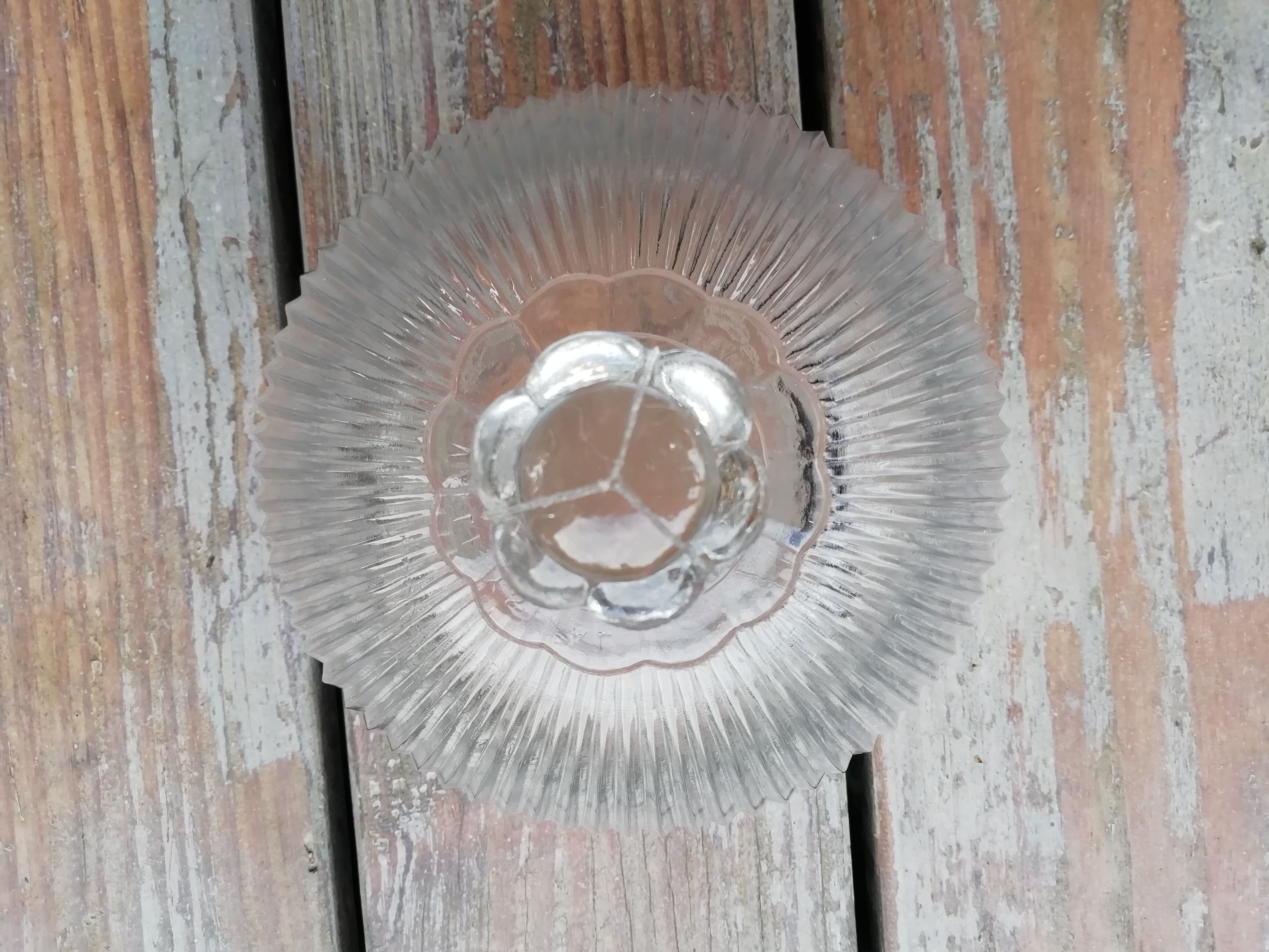 Glass bell and matching top