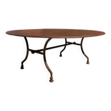 Table basse en fer forgé artisanal