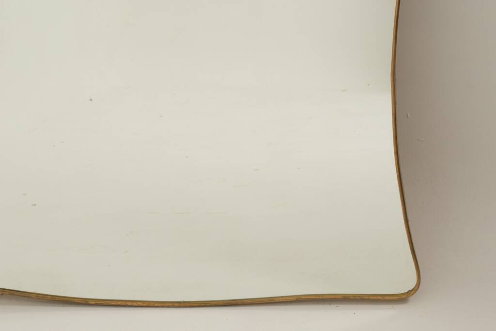 Pair of mirrors in the style of Gio Ponti. Work from the 1980s.