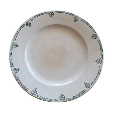 Old round dish