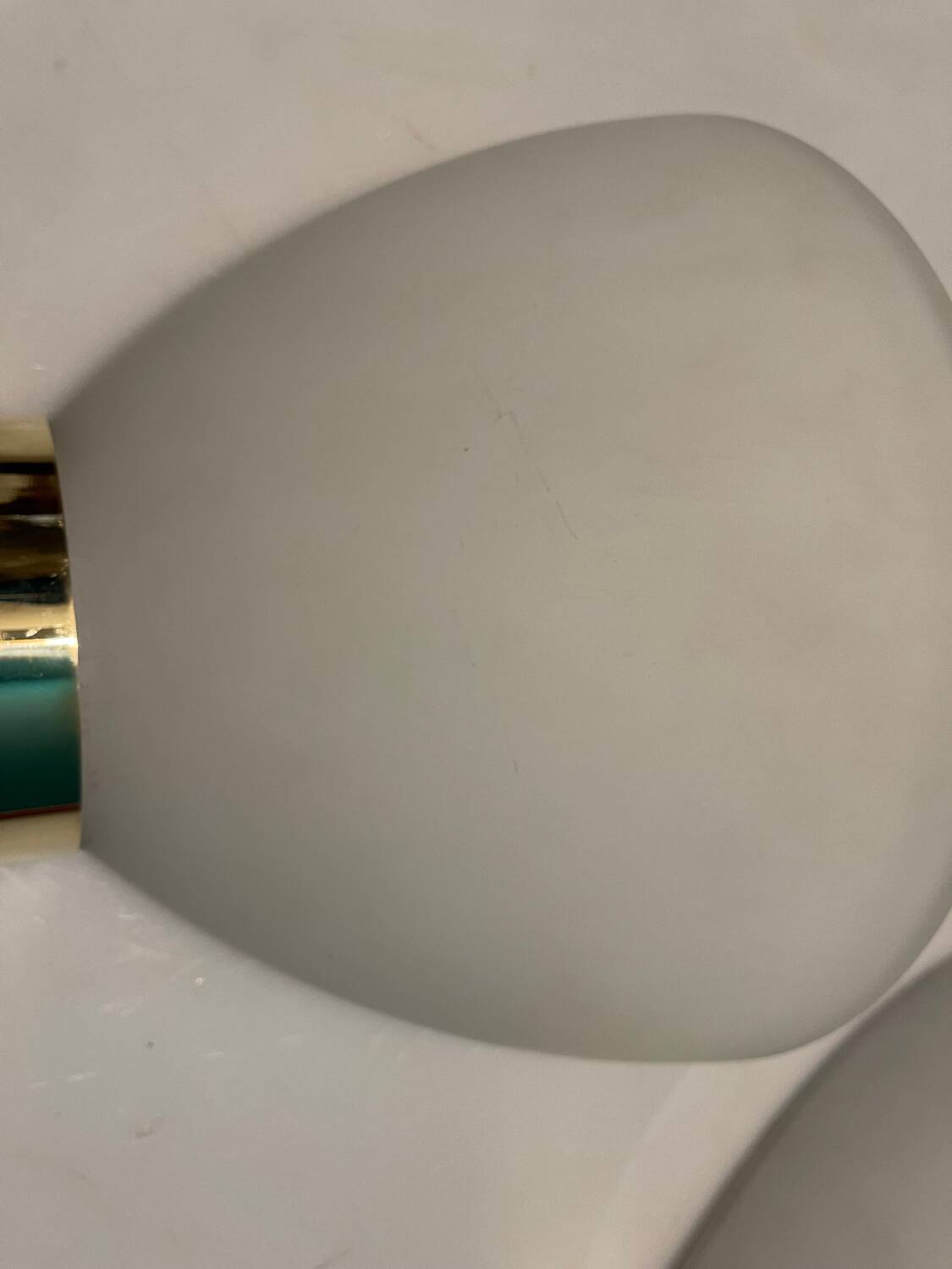 Opaline Glass Brass Sconces Set of 2