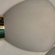 Opaline Glass Brass Sconces Set of 2