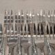 12 fish cutlery sets 24p silver-plated metal rocaille style Marly