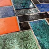 Vintage ceramic coffee table 1970