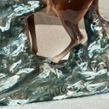 Ceramic Chamois Statue