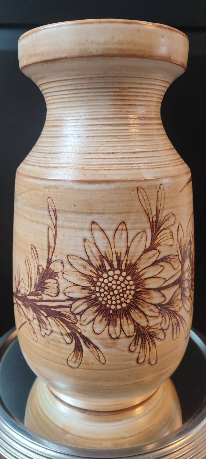 Large Vallauris vase signed by Jacques Fonck and Jean Matéo, 1950s.