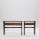 Palisander Scandinavian two-drawer Console, Denmark, 1960s