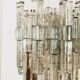 Large Ice Glass Chandelier by J.T. Kalmar