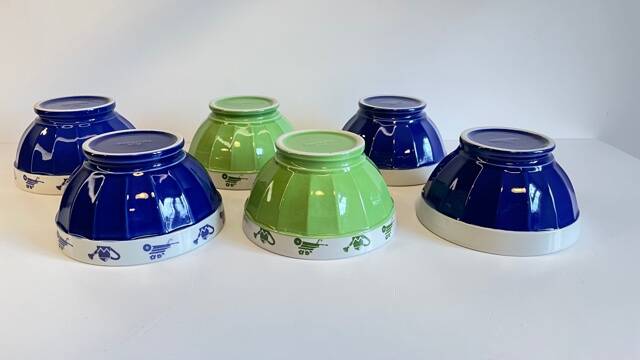 3 BOWLS Italian Porcelain SATURNIA Vintage