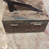 Boite a cirage ancienne en bois