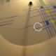 Lustre suspension 1950 space age atomic vintage design