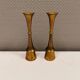 A set of beautiful candlesticks in solid brass.
