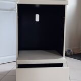 Cream lacquered HFI TV cabinet by David Lange