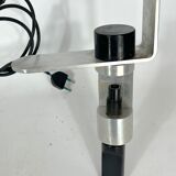 Vintage Italian aluminum and lacquer desk lamp from 60s