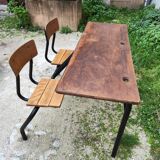 Two-seater school desk