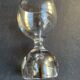 6 Verres à vin cristal – Pied boule creuse