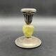 Candlestick in Sterling Silver 835 and onyx Kurz Gottlieb Germany 1920 1930