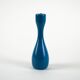 Blue candlestick, Danish design, 1970s, made in Denmark