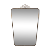 Gio Ponti, brass style / wall mirror 50'