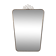 Gio Ponti, brass style / wall mirror 50'