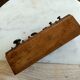 Box with old brass weight