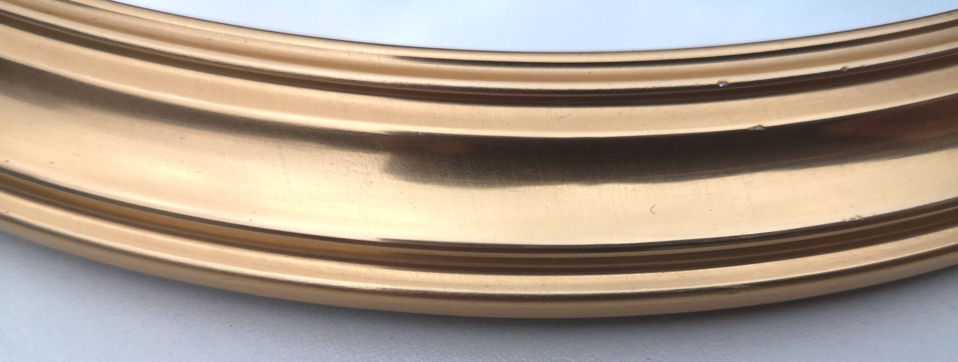 Round mirror tray from the 50s