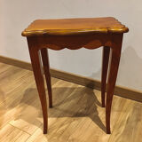 Duo de tables en merisier massif style Louis XV