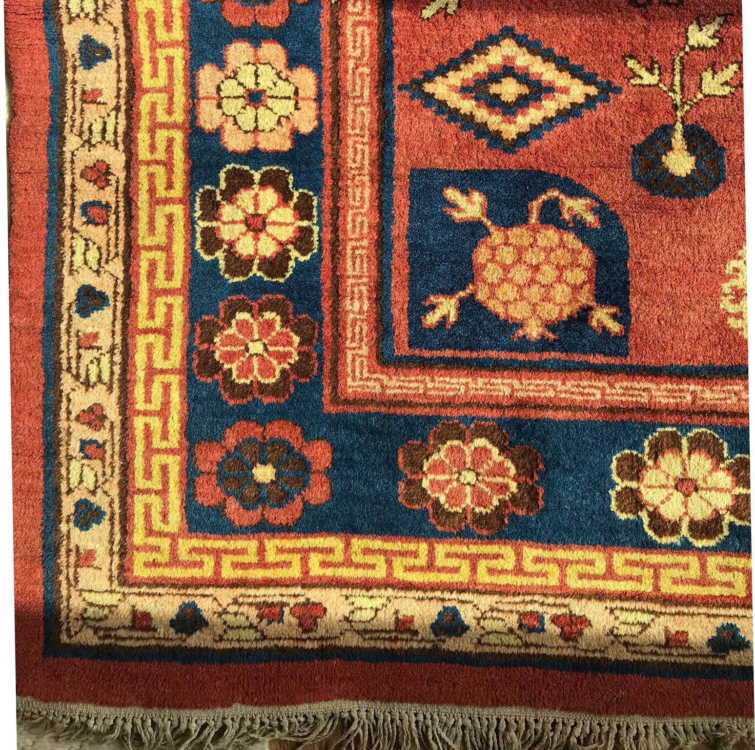 Tapis vintage Khotan, début XXe
