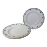4 vintage St Amand deep plates 211259