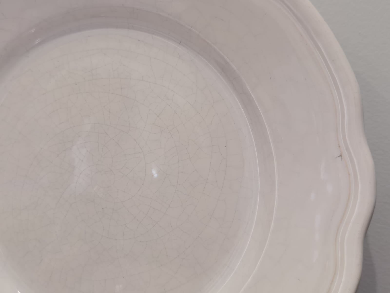 Flat plates 24.5cm Sarreguemines France