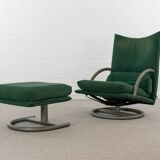 Torino Armchair and Stool 418 by Rolf Benz/BMP, 90s
