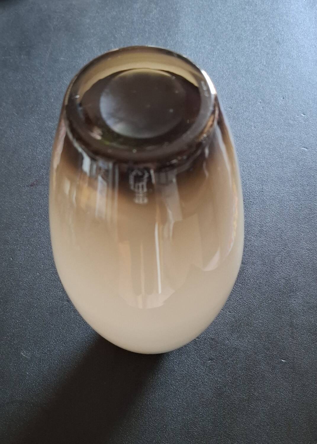 Contemporary opaline vase