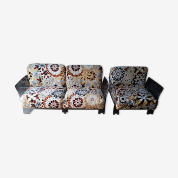 Kartell living room sofa and armchair Pop / Piero Lissoni