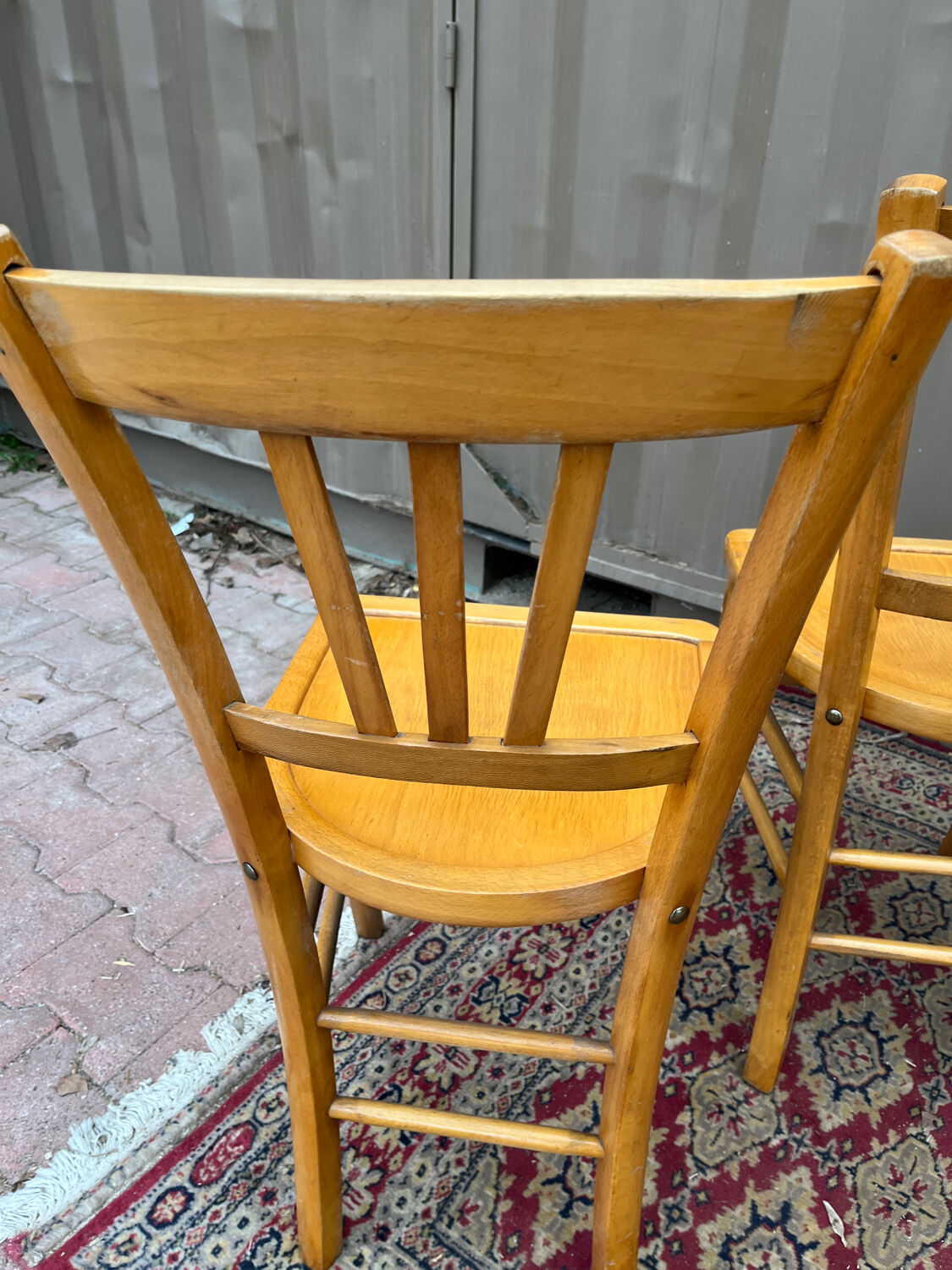 Four bistro chairs
