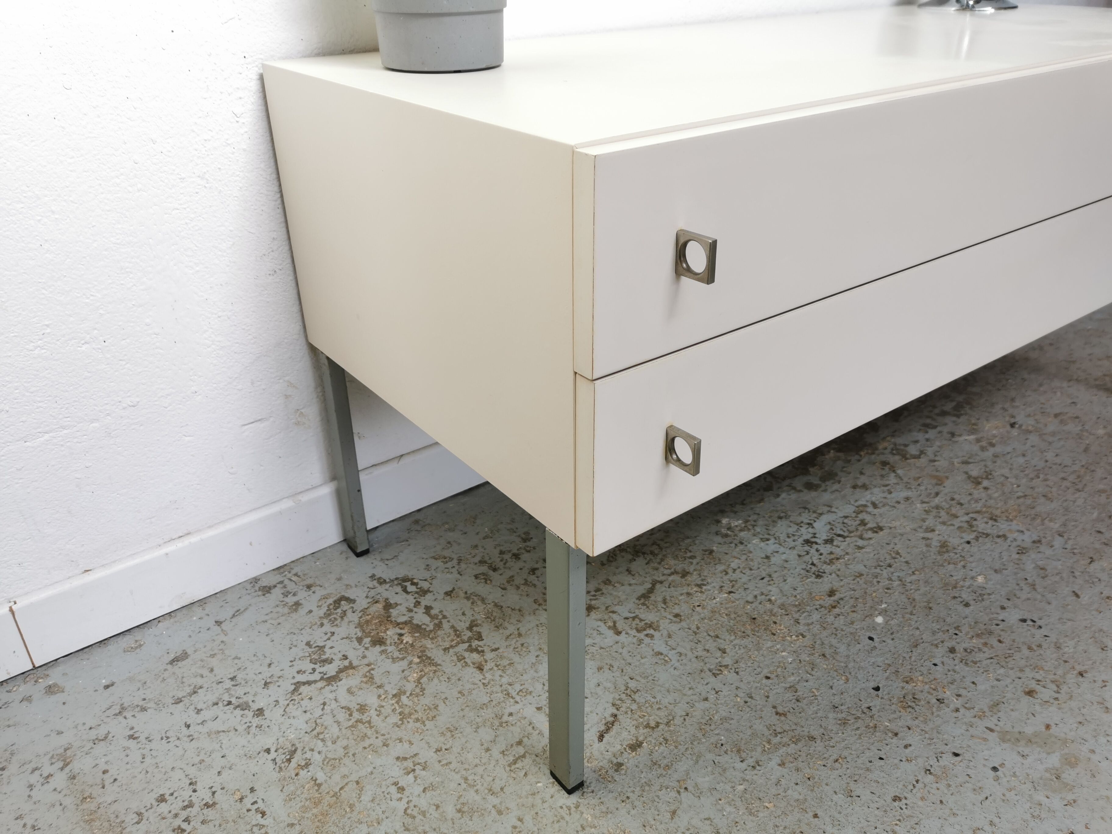 Bedside chest of drawers vintage design 1970