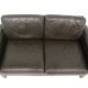 Scandinavian leather sofa 2 seater, Sweden, 1950