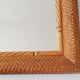 Vintage mirror 1950 in honeycomb-style carved wood