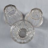 3 jam jars in blown glass
