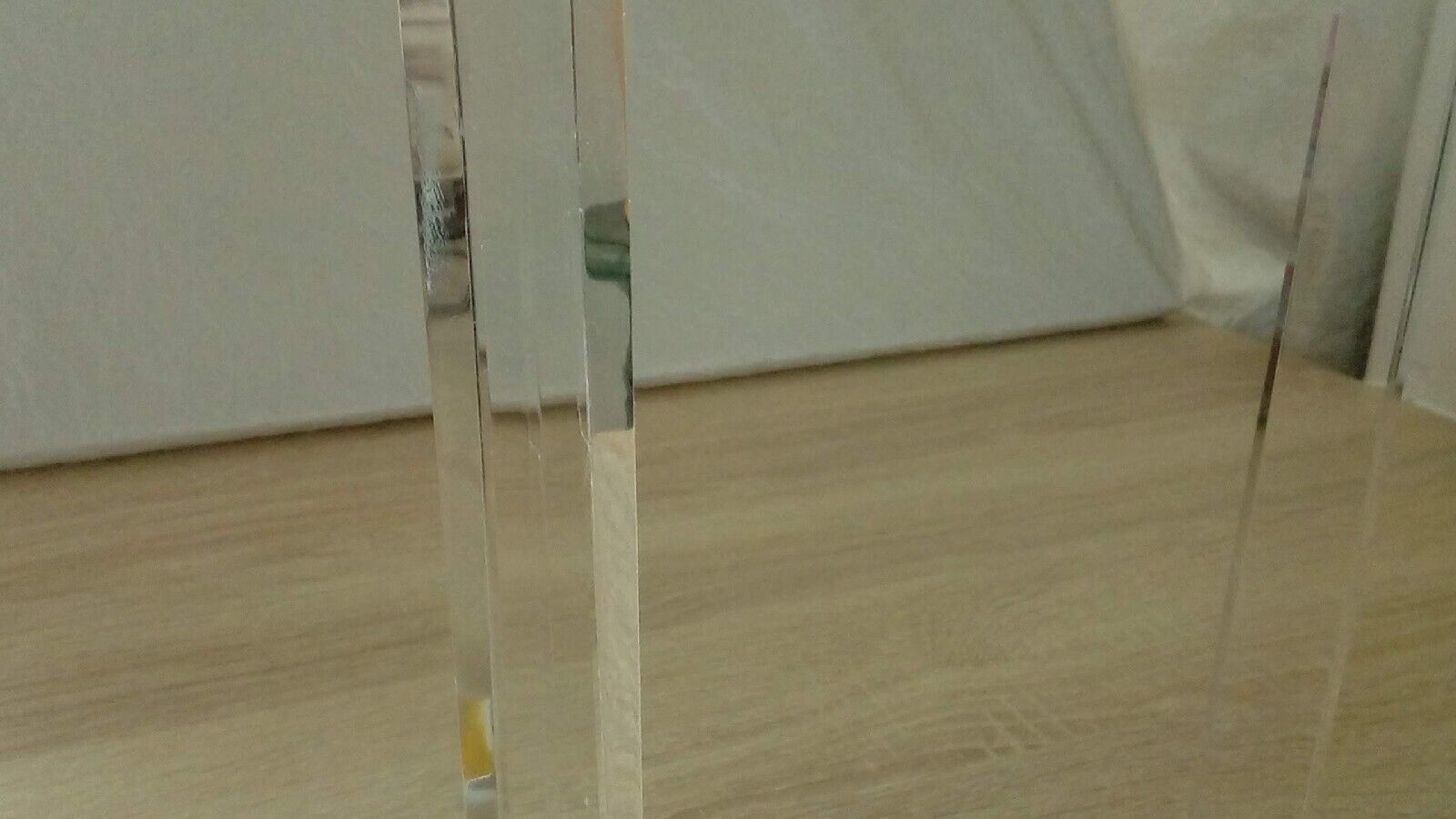 Pair of diamond crystal candle holders