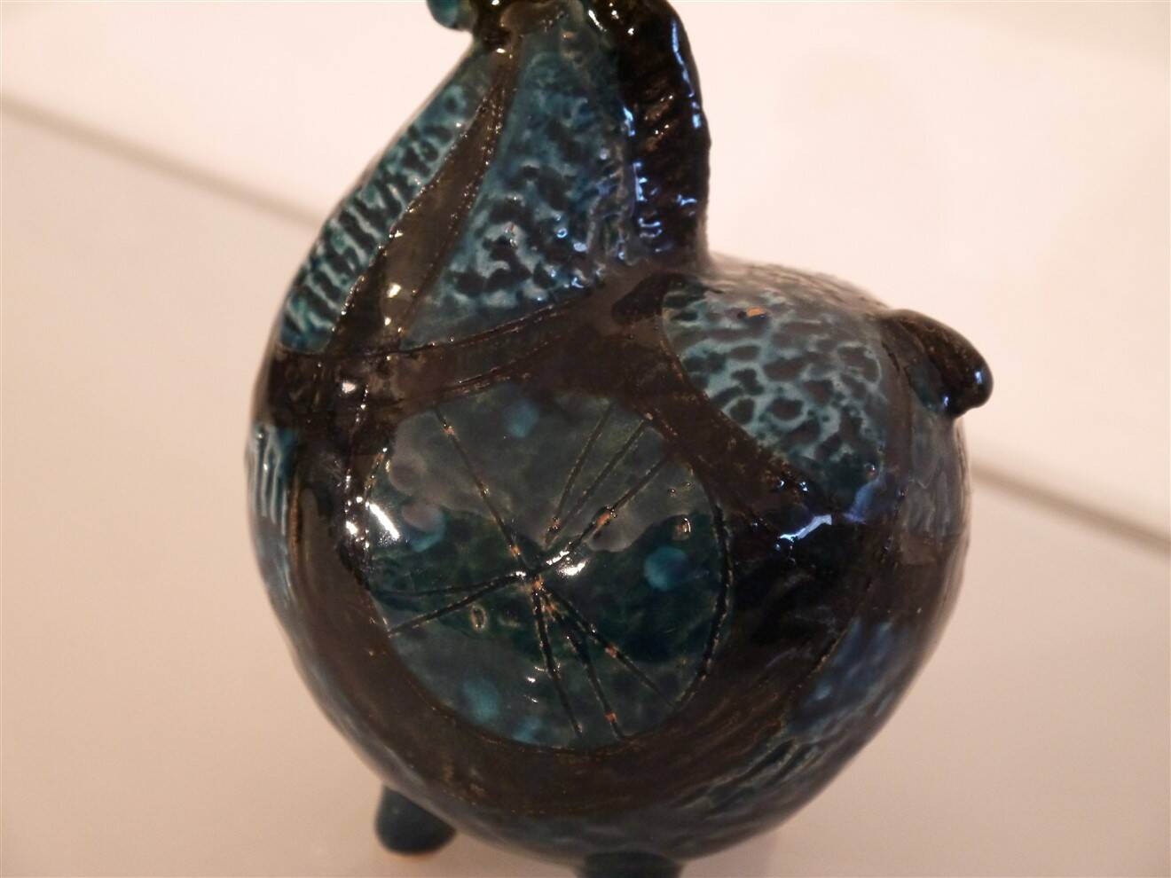 Stylised ceramic horse by Bitossi, Aldo Londi.