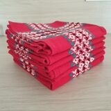 Set of six vintage napkins