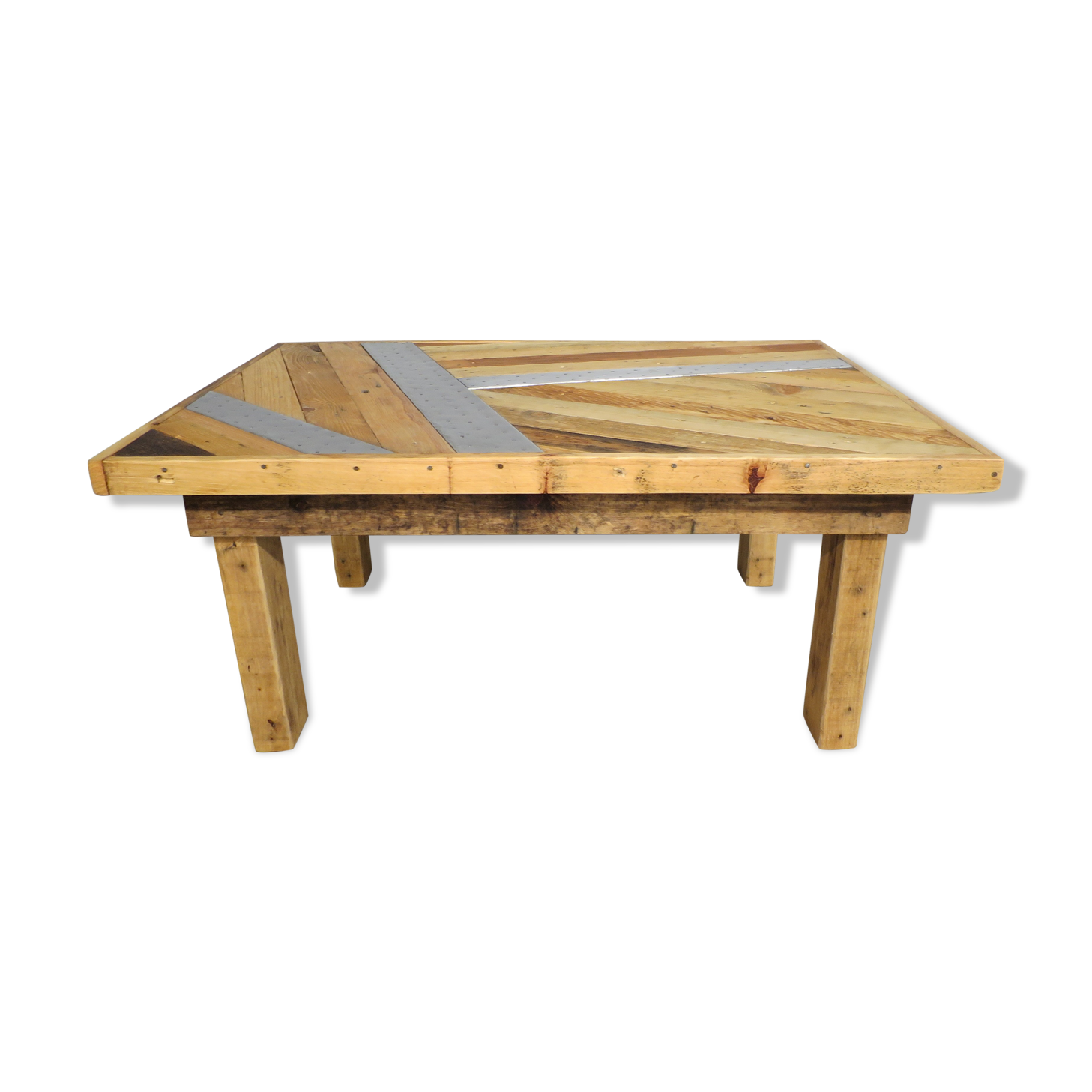 Rustic alu fir coffee table