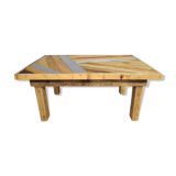 Rustic alu fir coffee table