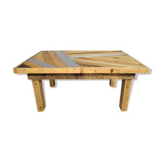 Rustic alu fir coffee table