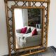 Miroir vintage en rotin 51x66cm