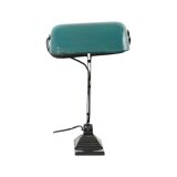 Art Deco Desk Lamp Notary Lamp Erpe Model 52 Bauhaus Green Enamel