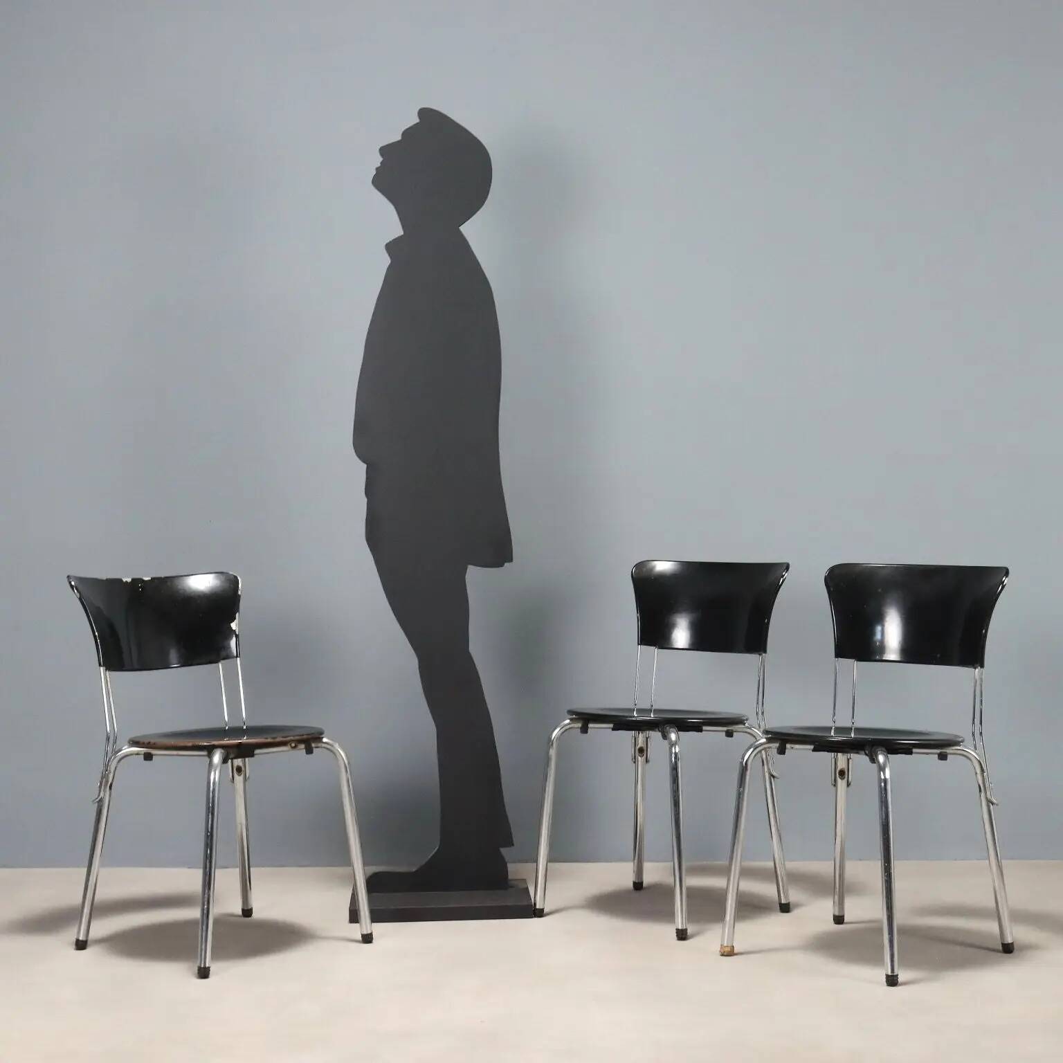 Ibisco chairs by Molteni & Consonni, vintage design by Giuseppe Raimondi.